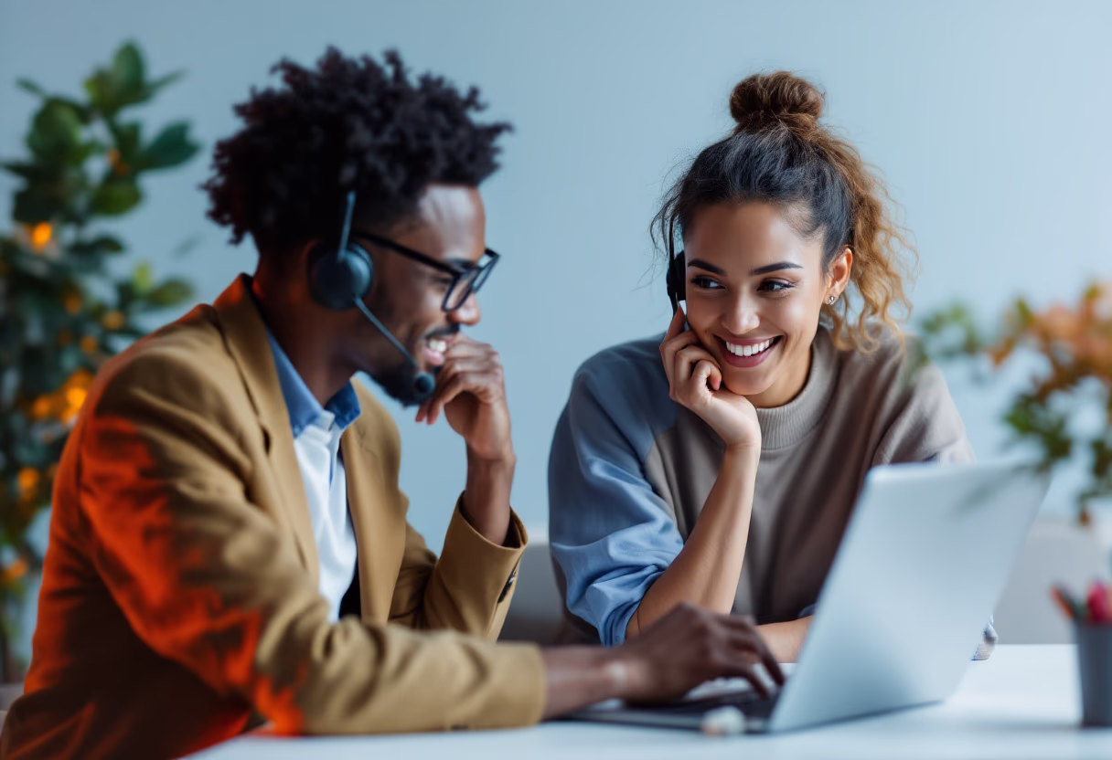 image of customer support interactions